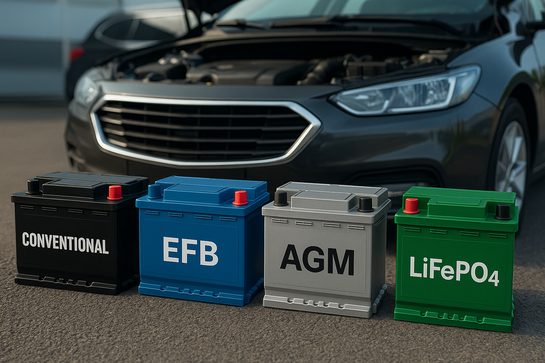 Câte tipuri de baterii auto există și cum le alegi corect?