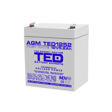 Acumulator staționar AGM VRLA 12V 5.2Ah TED