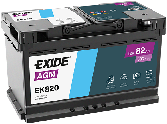 Baterie Auto EXIDE AGM 82 Ah