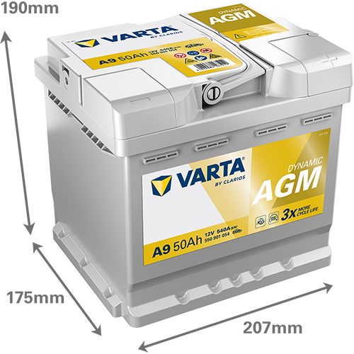 Baterie auto VARTA DYNAMIC AGM
