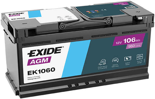 Baterie Auto EXIDE AGM 106 Ah