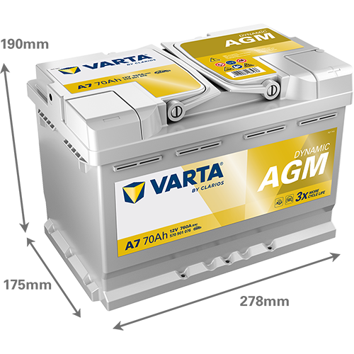 Baterie auto VARTA DYNAMIC AGM