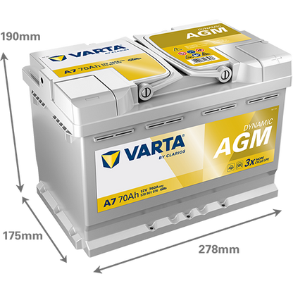 Baterie auto VARTA DYNAMIC AGM