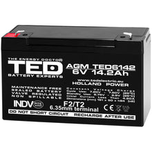 Acumulator staționar AGM VRLA 6V 14.2Ah TED