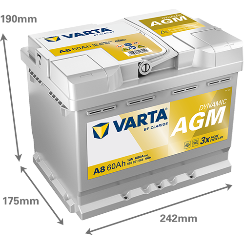 Baterie auto VARTA DYNAMIC AGM