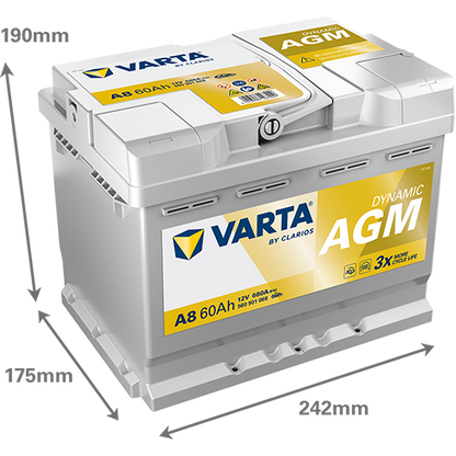 Baterie auto VARTA DYNAMIC AGM
